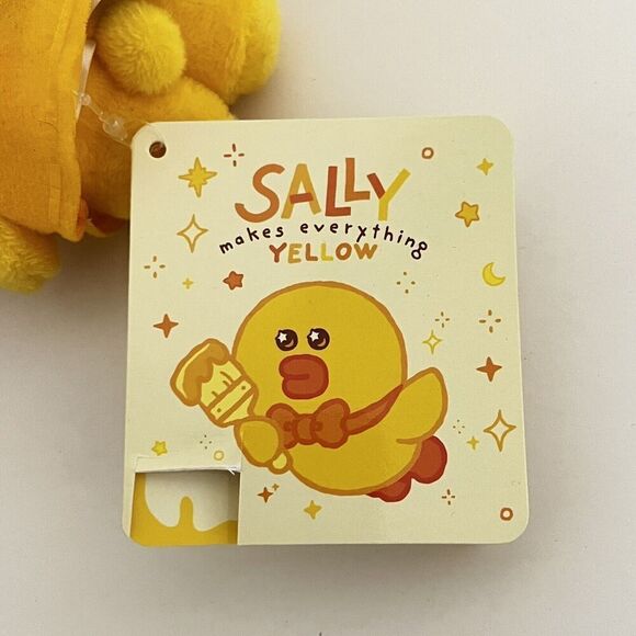 Line Friends Choco Painted Plush Sally Makes Everything Yellow 6" NWT - Picture 8 of 11